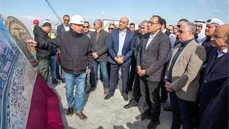 رئيس الوزراء يتفقد أعمال تطوير ميناء العريش البحري