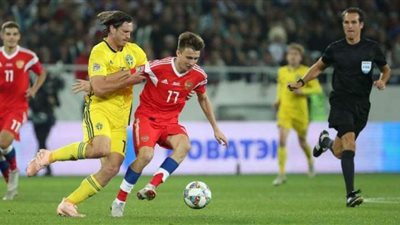 بث مباشر..مباراة السويد وروسيا