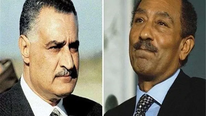 في ذكرى أكتوبر.. أعمال فنية جسدت شخصيتي جمال عبد الناصر وأنور السادات