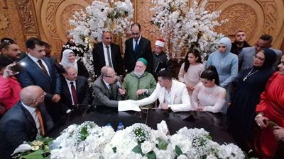 وكيل لجنة الدفاع بمجلس النواب يحتفل بعقد قران نجله بحضور عدد من القيادات التنفيذية والسياسية