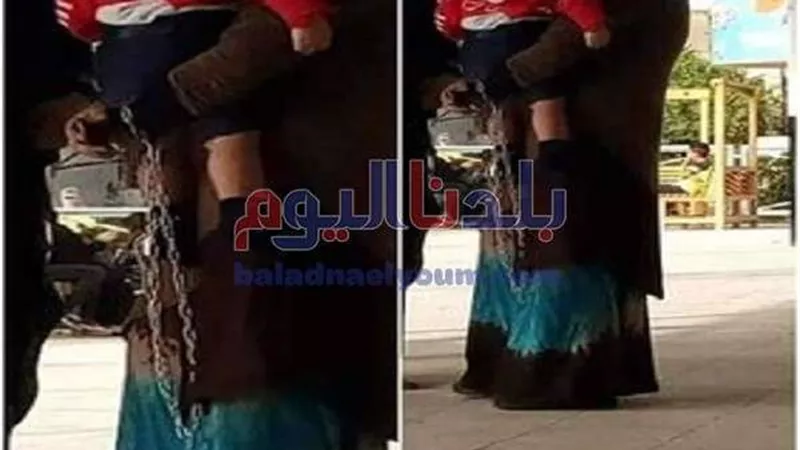 أثناء تنفيذ الرؤية.. أم تربط ابنها بـ 