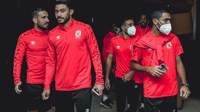 الأهلي يغادر فندق الإقامة لخوض مرانه الثاني بالمغرب