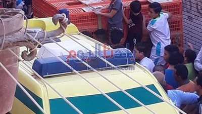 مصرع شاب إثر سقوطه من الطابق الثالث بالمحلة