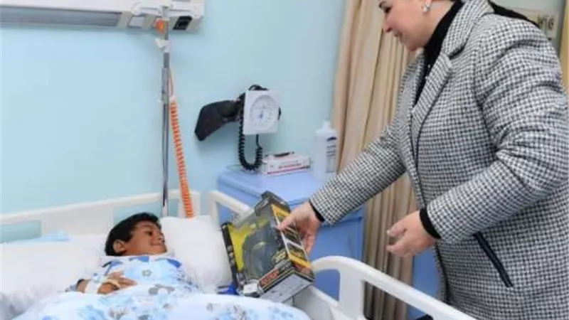 السيدة انتصار السيسي: أشيد بالجهود العظيمة لمستشفى شفاء الأورمان لعلاج سرطان الأطفال