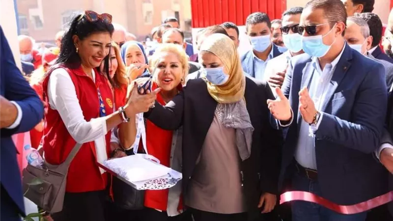 وزيرة التضامن الاجتماعي تفتتح مدرسة 