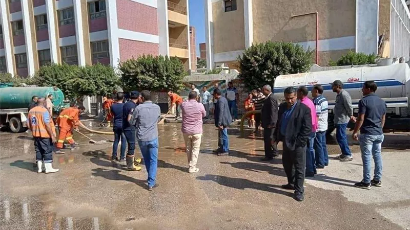 بالصور.. تنفيذ مناورة بالقليوبية استعدادًا لحدوث سيول والتعامل معها