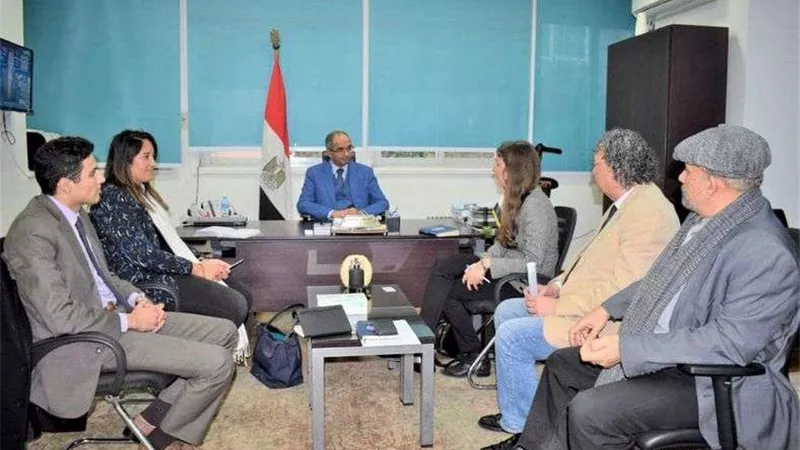 نائب وزير الإسكان يلتقى ممثلي بعثة الوكالة الفرنسية للتنمية لمتابعة موقف المشروعات المشتركة