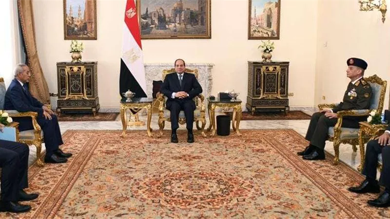 الرئيس السيسي يتسلم رسالة خطية من نظيره الموريتاني