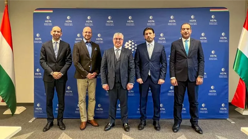 لقاءات مكثفة بين اقتصادية قناة السويس ومسئولي الوكالة المجرية لترويج الصادرات HEPA
