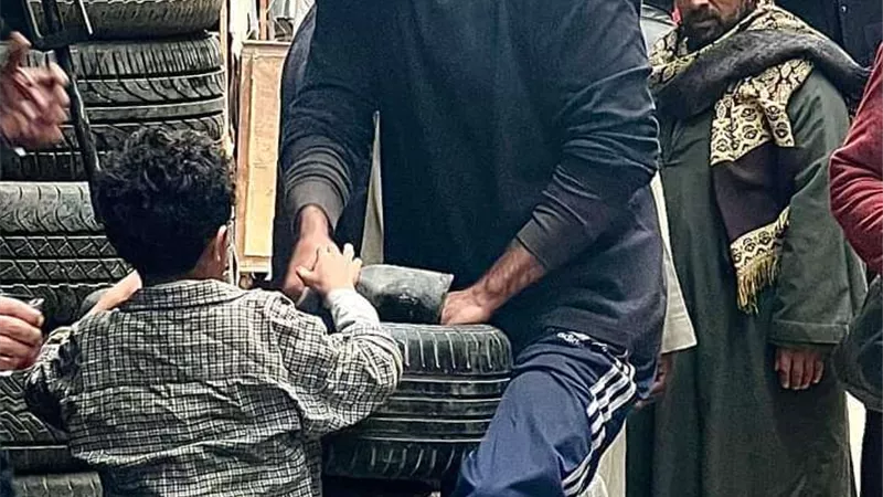الكوماندا.. أحمد العوضي ينشرصورة من كواليس مسلسل ضرب نار
