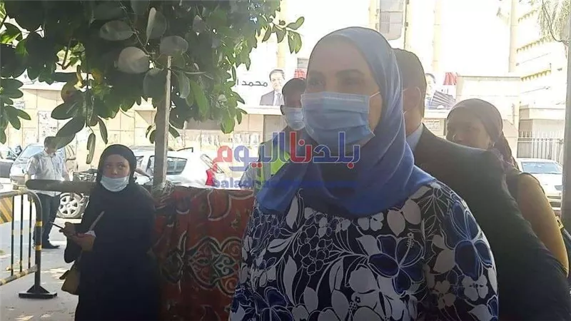 وزيرة التضامن تُدلي بصوتها في انتخابات مجلس النواب 2020
