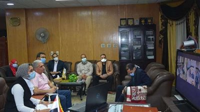 الباجوري يستقبل اللجنة العليا لمتابعة تطبيق إجراءات مواجهة فيروس كورونا