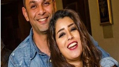 برسالة غرامية.. آيتن عامر تتغزل فى زوجها محمد عز العرب