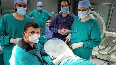 استئصال ورم يزن 15 كيلو من سيدة بمركز أورام طنطا