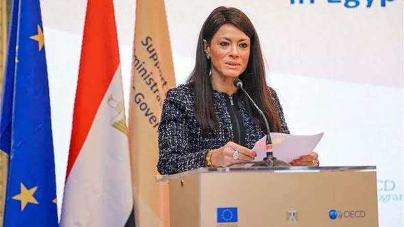 وزيرة التعاون تفتتح المؤتمر رفيع المستوى حول برنامج دعم الحوكمة العامة والاقتصادية