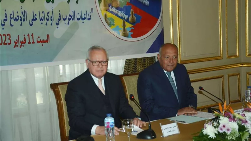 وزير الخارجية يفتتح المؤتمر السنوي للمجلس المصري للشئون الخارجية