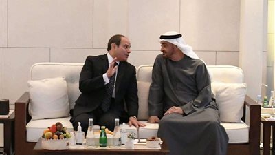 الرئيس السيسي: طلبت من الشيخ محمد بن زايد مزيدًا من الدعم لسوريا