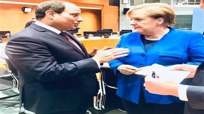 السيسي لـ ميركل: الدين ليس له علاقة بالتطرف والإرهاب