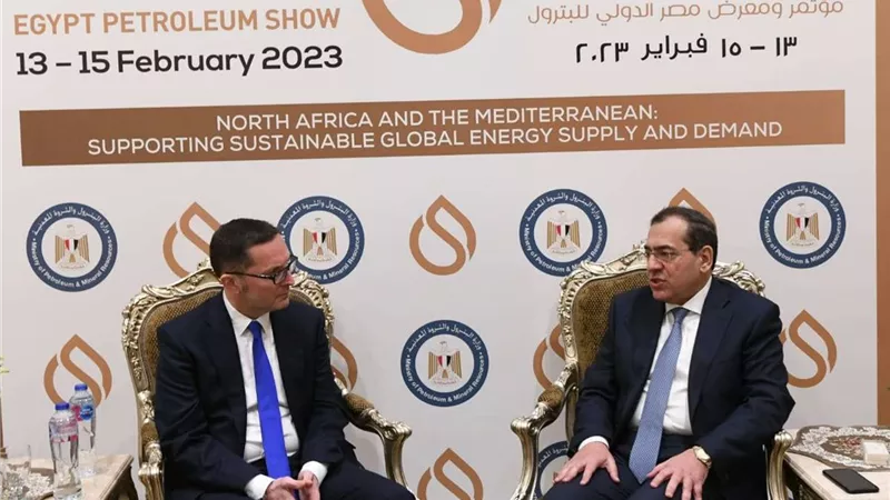 وزير البترول يستقبل الوفد الألماني لبحث التعاون المثمر بين البلدين