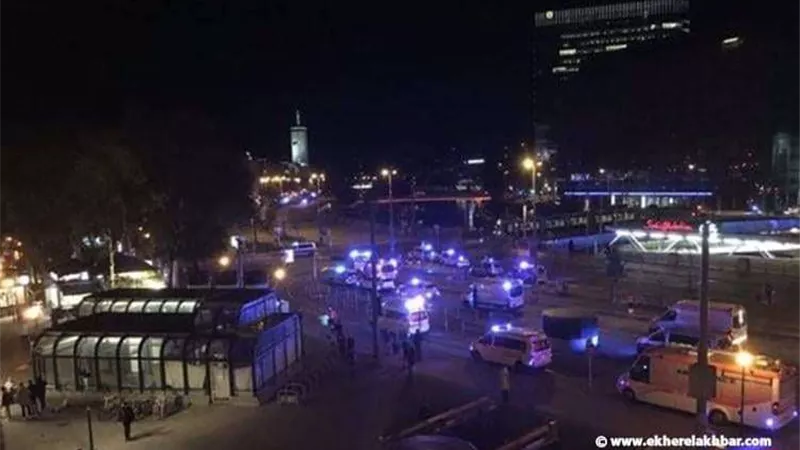 شاهد.. اللقطات الأولي لحادث تفجير المعبد اليهودي بالنمسا
