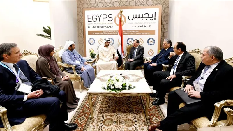 وزير البترول يجري جلسة مباحثات مع شركة مبادلة الإماراتية لبحث سبل التعاون المشترك