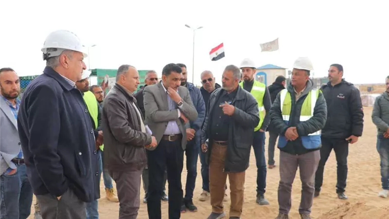 رئيس جهاز السادات في جولة تفقدية موسعة بالمشروعات المختلفة بالمدينة