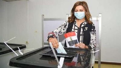 وزيرة الهجرة: المشاركة في الانتخابات حق كفله الدستور للمصريين