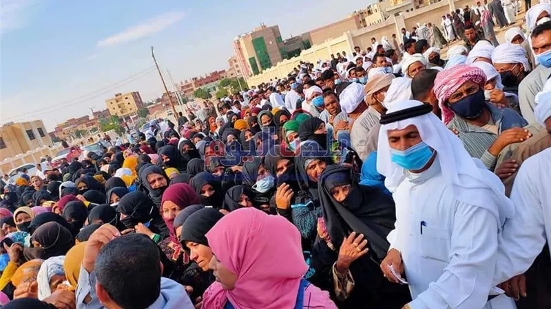 إقبال كثيف على لجان الانتخابات في بئر العبد بشمال سيناء