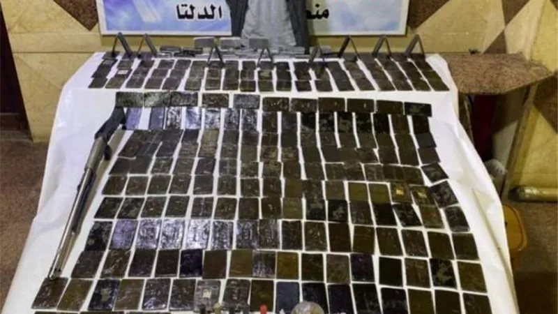 ضبط كمية من المخدرات بقيمة أكثر من 2 مليون جنيه قبل ترويجها بالبحيرة