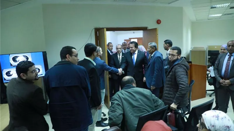 وزير الصحة يشهد المحاضرة التعريفية للملتحقين بزمالة الأشعة التداخلية