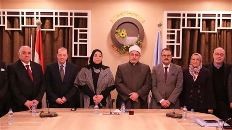 رئيس جامعة الأزهر يستقبل وفدًا من هيئة ضمان الجودة والاعتماد