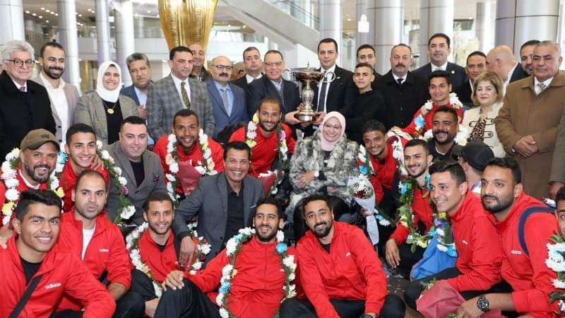 عودة بعثة فريق الهوكي