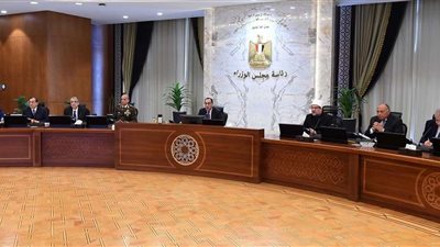 مجلس الوزراء يوافق على 8 قرارات.. التفاصيل