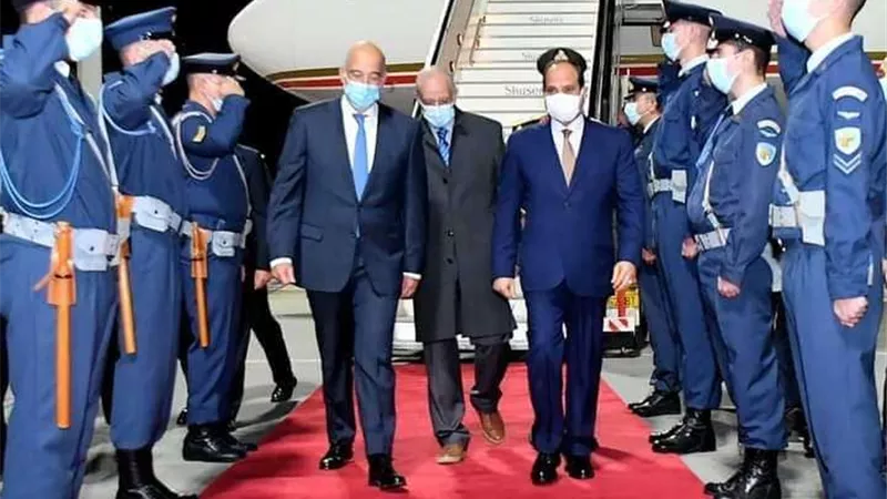 السيسي: اتفقنا مع اليونان على ضرورة مواجهة  الدول الداعمة للإرهاب