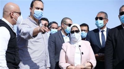 وزيرة الصحة تتفقد أعمال الإنشائية بمستشفى الطور بتكلفة 750 مليون جنيه