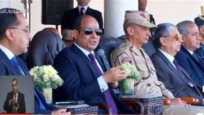 الرئيس السيسي: من المقرر تجهيز 600 ألف فدان للزراعة في سيناء مع نهاية العام