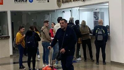 مطار سفنكس الدولي يستقبل أول رحلة تابعة لشركة نسما للطيران| صور