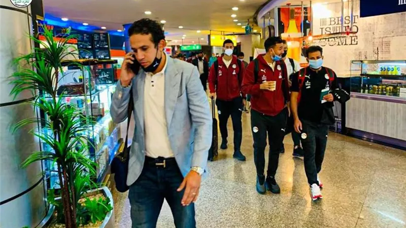 بعثة المنتخب الوطني تصل إلى لومي