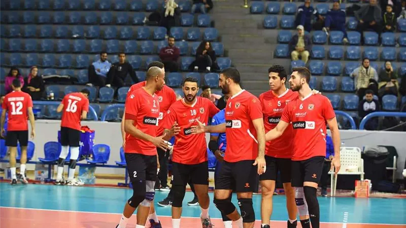 اليوم.. رجال طائرة الأهلي يواجه النصر البحريني في نهائي البطولة العربية