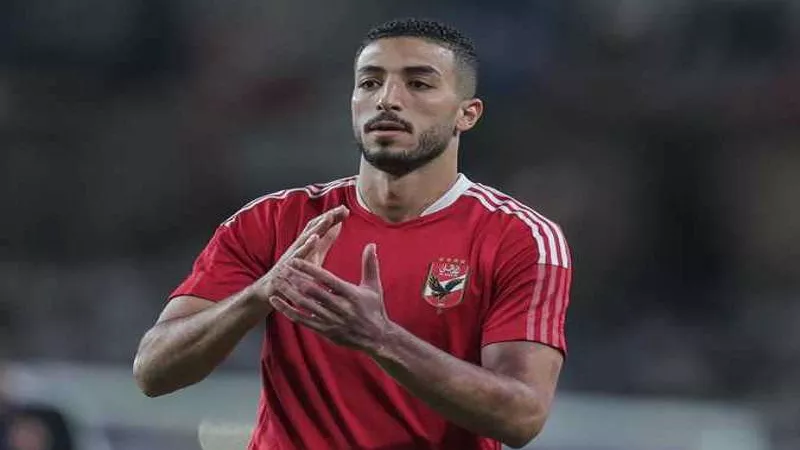 محمد عبد المنعم رجل مباراة الأهلي والمقاولون