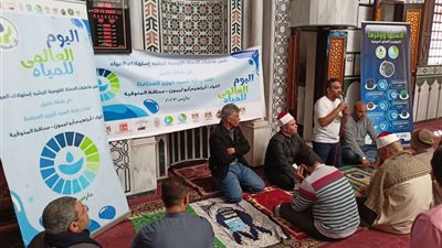 مياة المنوفية تطلق الحملة القومية كل نقطة بتفرق