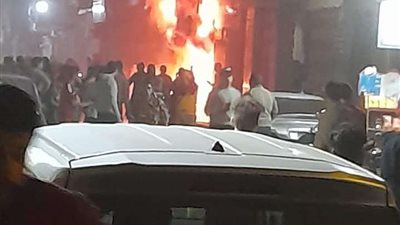 إخماد حريق نشب داخل «ورشة تنجيد» بالطالبية