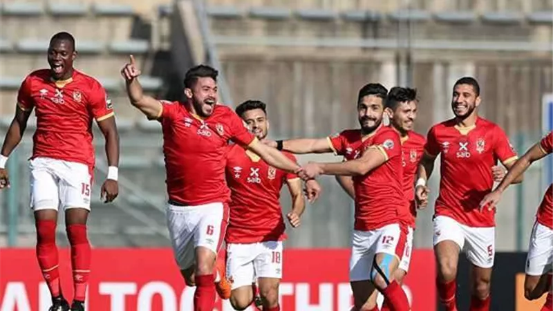 الأهلي يرتدي الزي الرسمي امام صن داونز