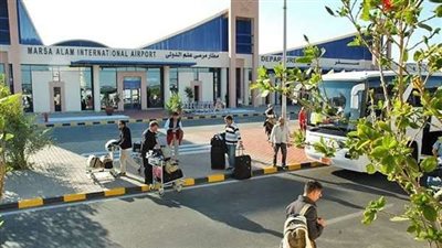 مطار مرسى علم يستقبل 25 رحلة طيران من عدة دول مختلفة