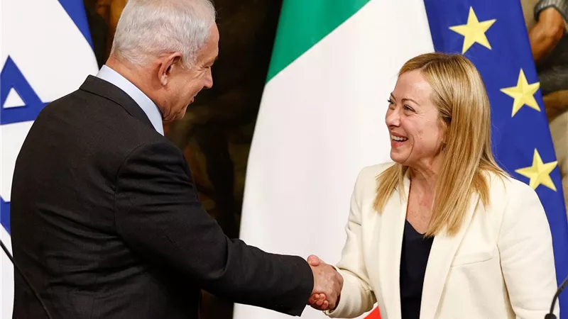 بحضور نتنياهو.. ميلوني تؤكد دعم إيطاليا للعودة للمحادثات لحل القضية الفلسطنية