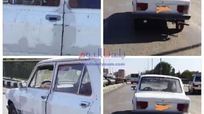 سيارة تسير في شوارع أسيوط بدون سائق | شاهد