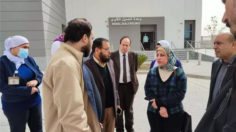 وكيل صحة الإسماعيلية يتفقد أعمال تطوير مستشفى القنطرة غرب المركزي
