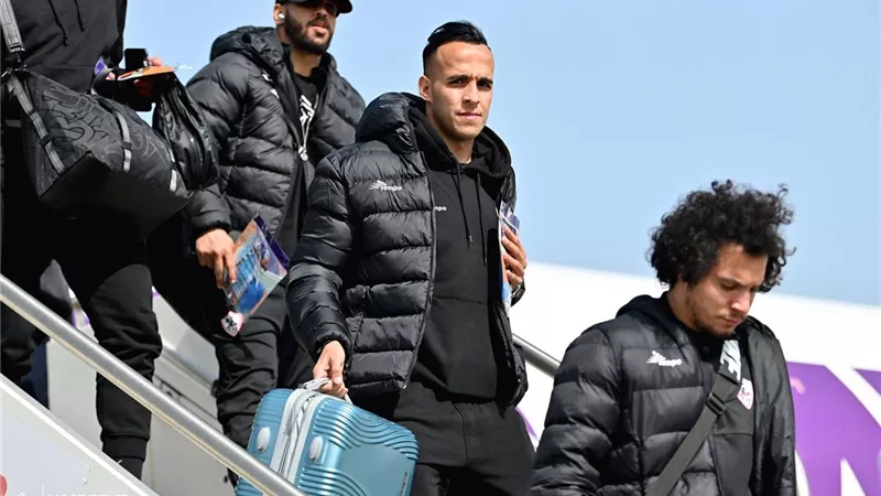 لمواجهة شباب بلوزداد.. بعثة الزمالك تغادر القاهرة