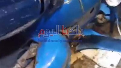 إصابة 5 أشخاص في حادث تصادم سيارة ميكروباص يقودها طفل بالمحلة (صور)