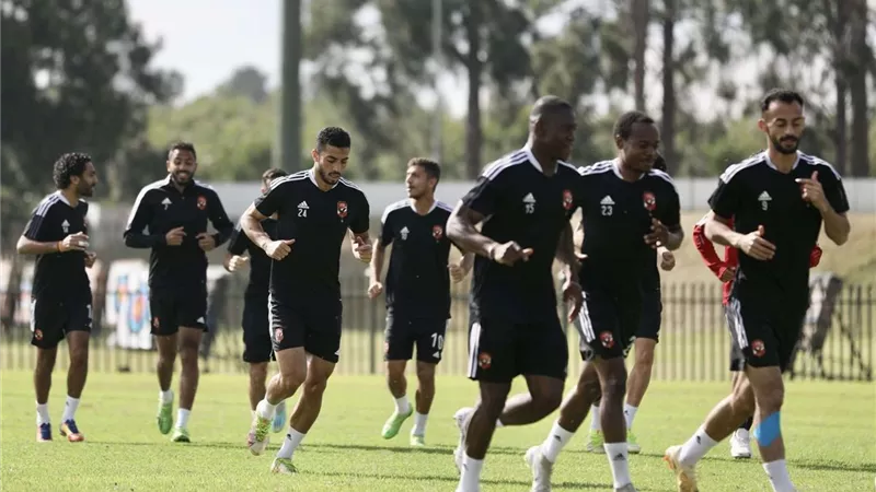 الأهلي يؤدي مرانه الختامي بجنوب إفريقيا قبل السفر للكاميرون